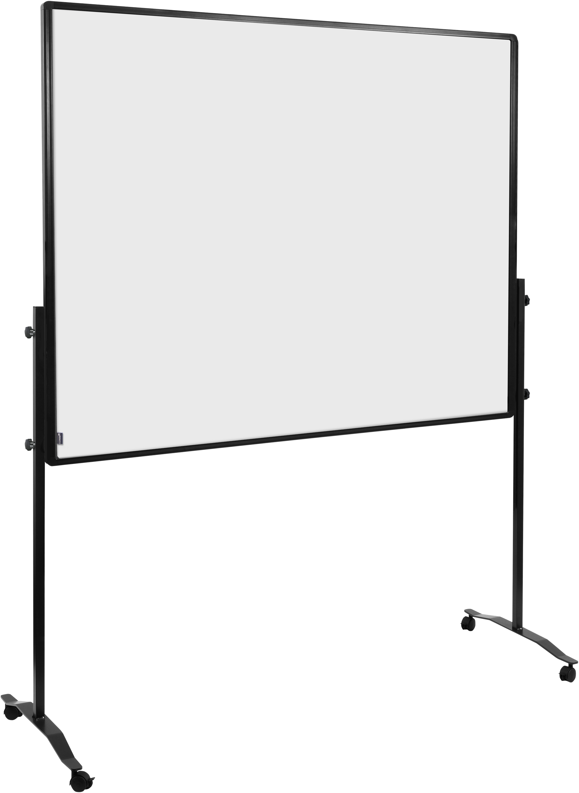 Legamaster Stellwand – 1'200 × 1'500 mm, Whiteboard-Oberfläche, Weiss, mit Rollen, doppelseitig
