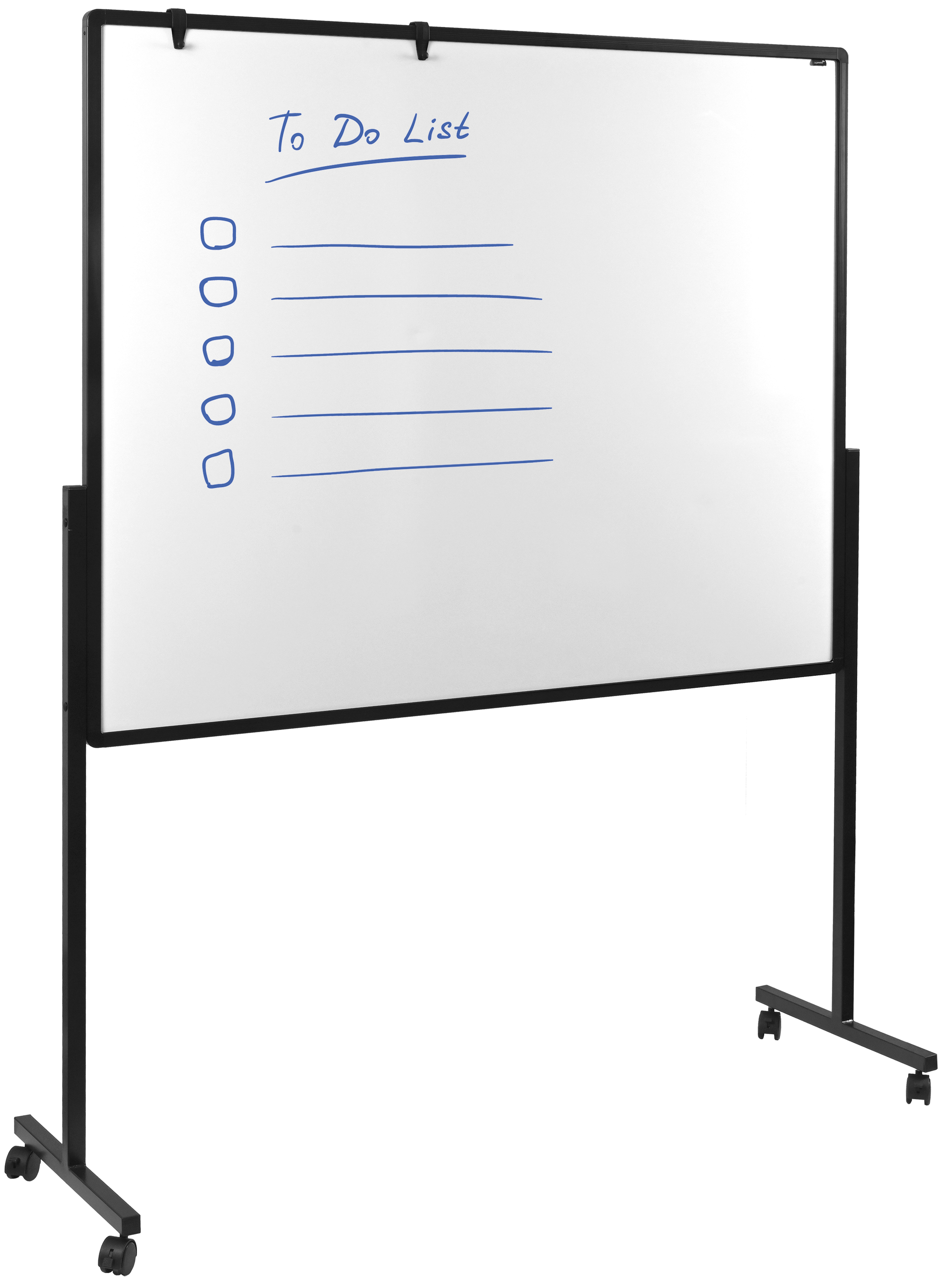 Legamaster Whiteboard – 150 × 120 cm, magnetisch, Aluminiumrahmen, mobil