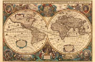 Ravensburger Puzzle Historische Weltkarte (Henricus Hondius) – 5000 Teile – 153 × 101 cm – ab 14 J.
