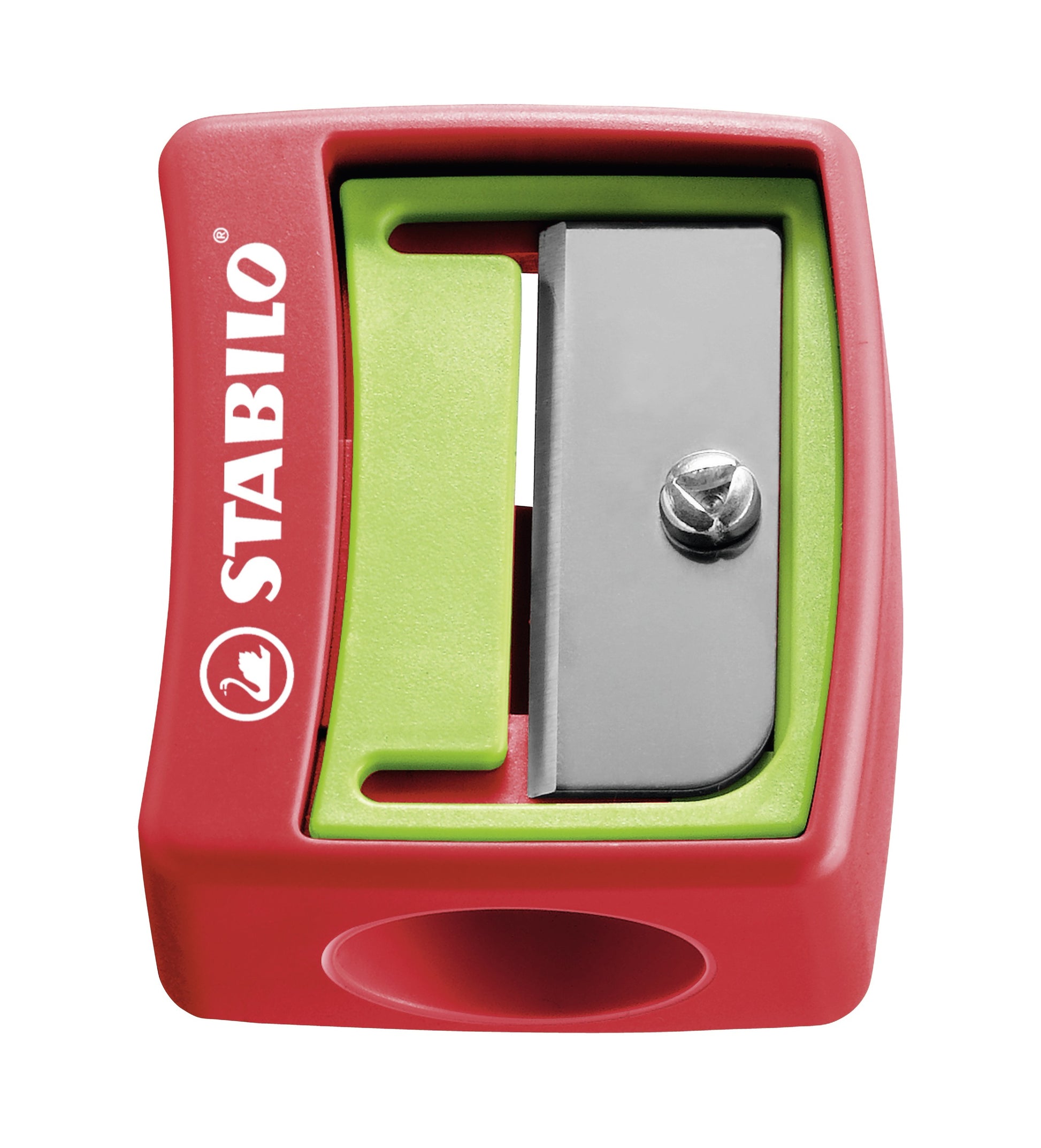 STABILO Spitzer – manuell, 1-Loch, ohne Behälter, für Ø 15 mm, für woody 3 in 1, Kunststoff, assortiert