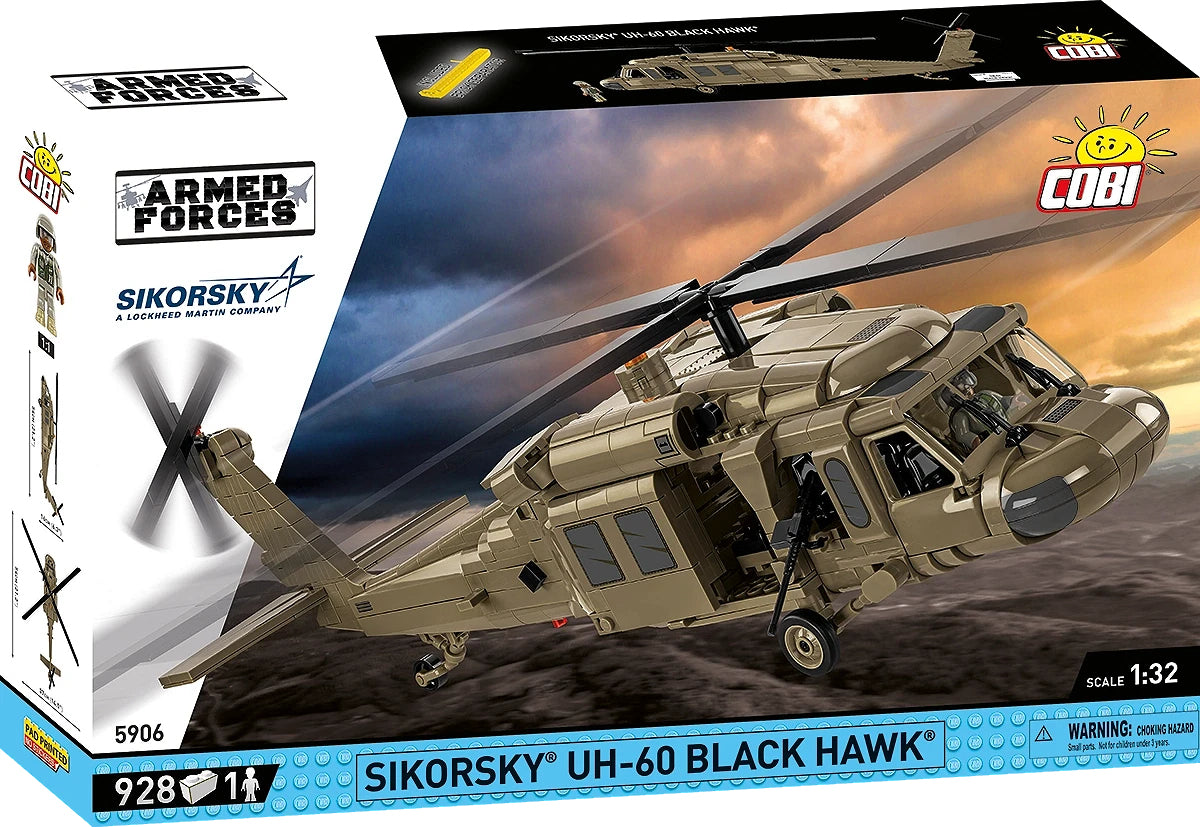 COBI UH-60 Black Hawk Bausatz – 928-teilig – 54 × 16 × 37 cm – ab 8 J. – Kunststoff