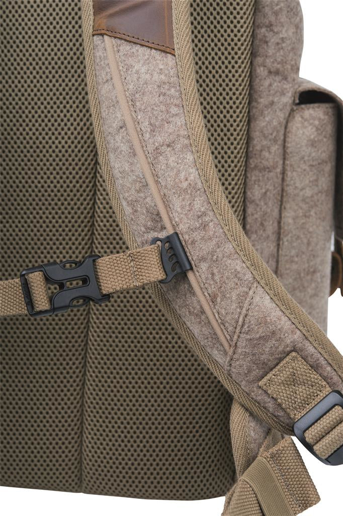 Dörr Ranger L Kamerarucksack – Baumwolle/Leder/Polyester – Braun – Innenmasse 320 × 480 × 190 mm
