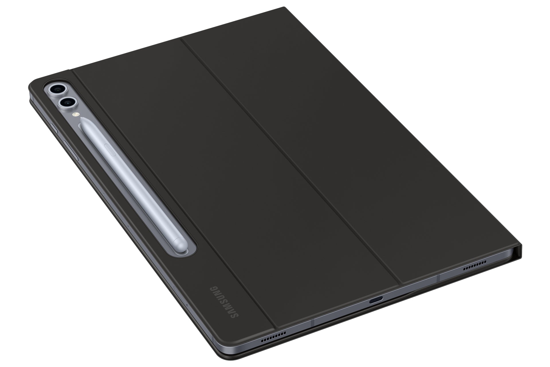 Samsung Book Cover Keyboard Slim EF-DX820 – Galaxy Tab S10+, S9+, S9 FE+, QWERTZ, Touchpad, Schwarz