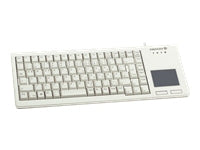 CHERRY G84-5500 XS – Tastatur, kabelgebunden (USB-A), CH-Layout (DE-CH), mechanisch, mit Touchpad, grau