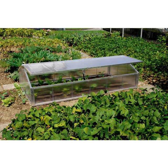 Neogard Gewächshaus-Ersatzabdeckung – 206 × 103 × 56 cm, Aluminium, Grau/Transparent