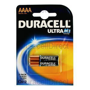 Duracell AAAA Batterien, Alkaline, 1,5 V – 2 Stk.