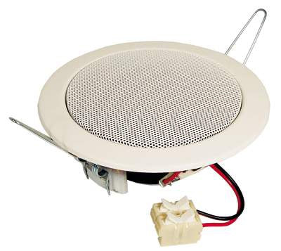 Visaton DL 10 – In-Decken-Lautsprecher – 1-Wege, 4", 8 Ω, 20 W, Weiss
