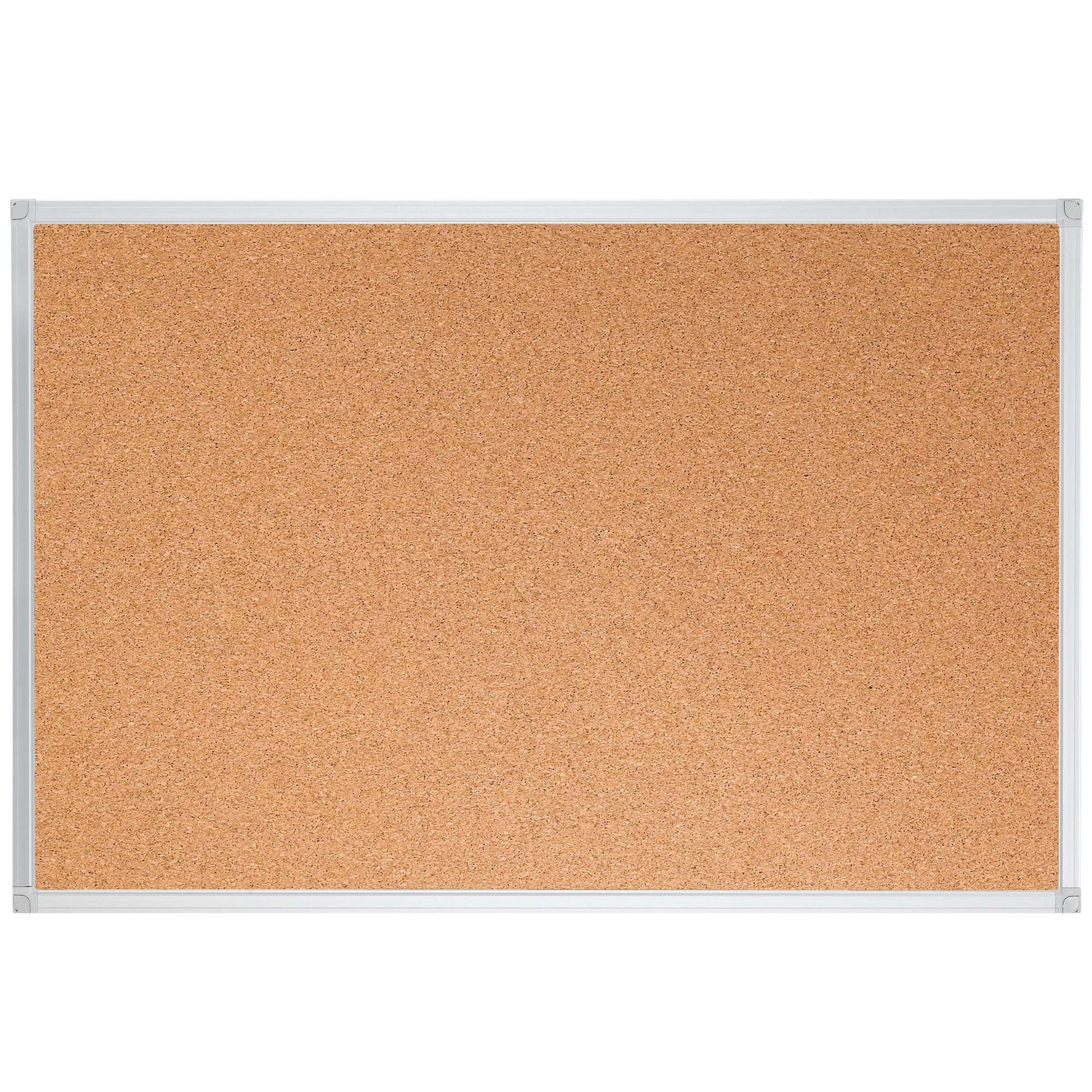 Franken Pinnwand X-tra Line – 60 × 45 cm – Kork, Aluminiumrahmen, Braun