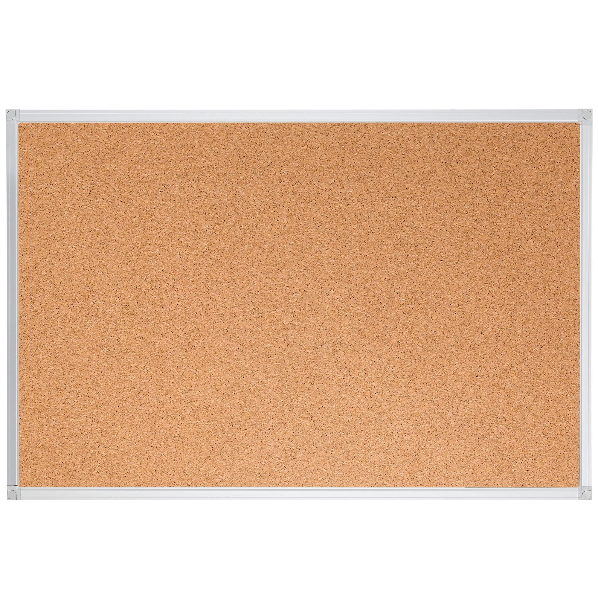 Franken Pinnwand X-tra Line – 60 × 45 cm – Kork, Aluminiumrahmen, Braun