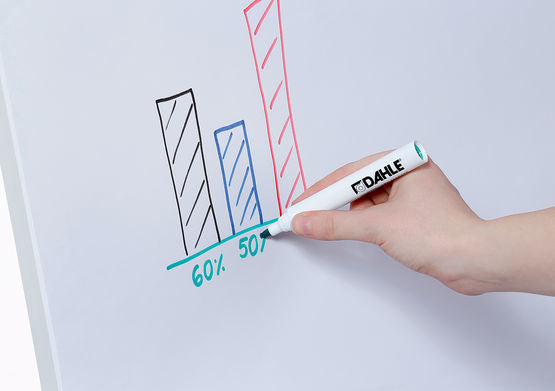 Dahle Flipchart Personal – 68 × 92 cm, weiss, Metall