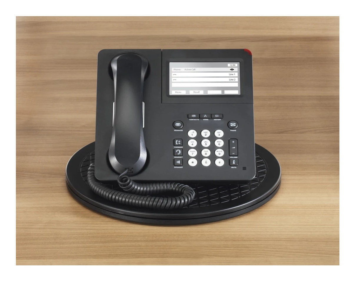 Hama Drehteller Ø 40 cm – 360° drehbar, Tragkraft 100 kg – schwarz – Universal-Drehteller XL