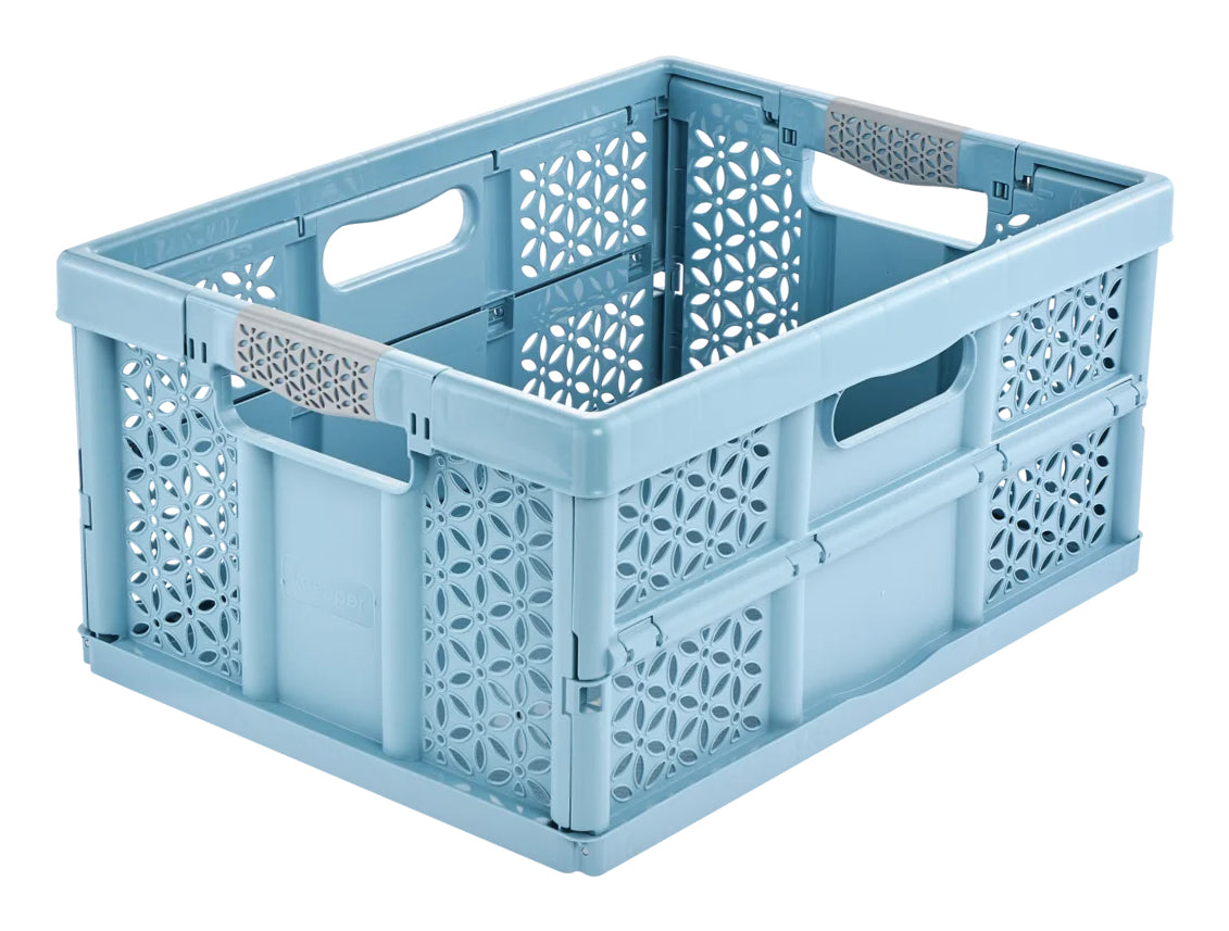 keeeper Lea Klappbox 32 l – faltbar – Polypropylen – blau – 350 × 235 × 350 mm