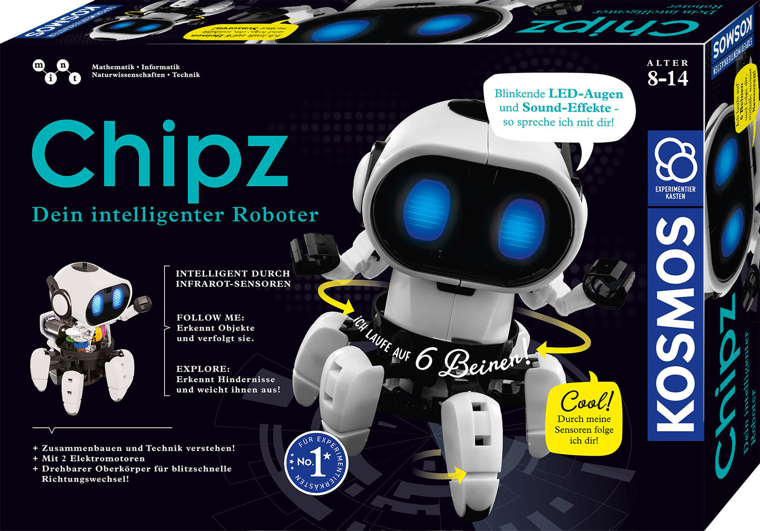 Kosmos Roboterhund – Chipz – Intelligenter Roboter, 8–14 Jahre, Deutsch