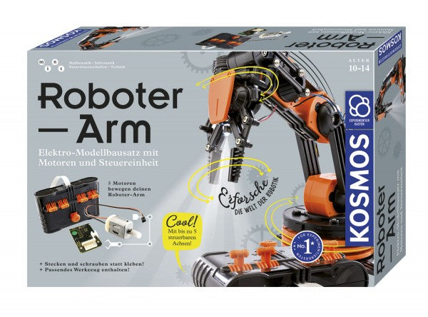 Kosmos Experimentier-Bausatz – Roboter-Arm, Batterien erforderlich, ab 10 Jahren