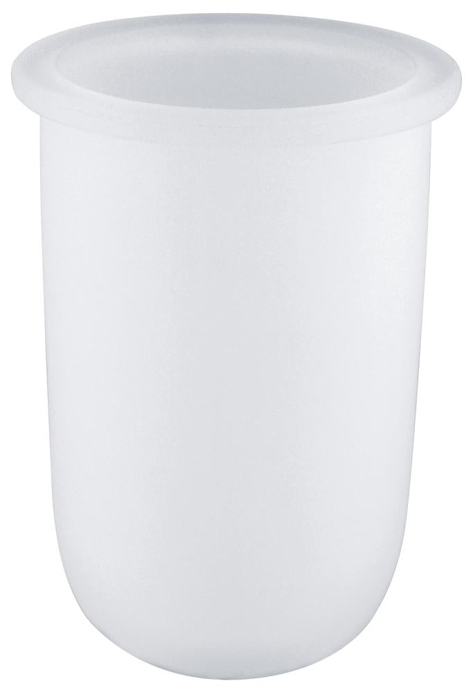 GROHE Zahnbürstenhalter – 13,5 cm, Glas, Weiss