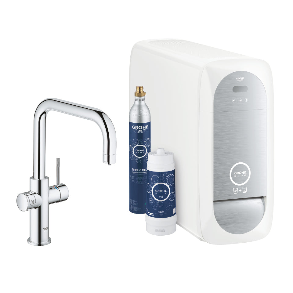 GROHE Blue Home U Auslauf – Messing, 180 W, Chrom