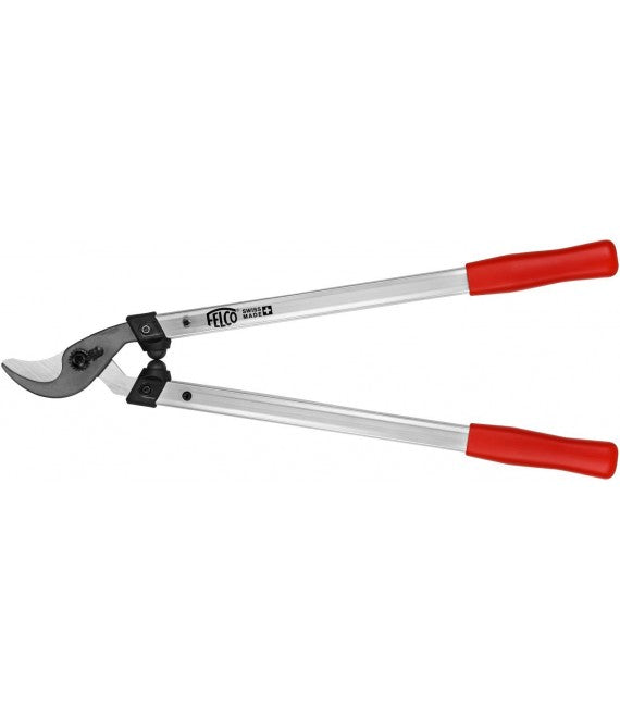 Felco 211-60 – Amboss-Astschere 35 mm, Aluminiumgriff, CE, Grau/Rot
