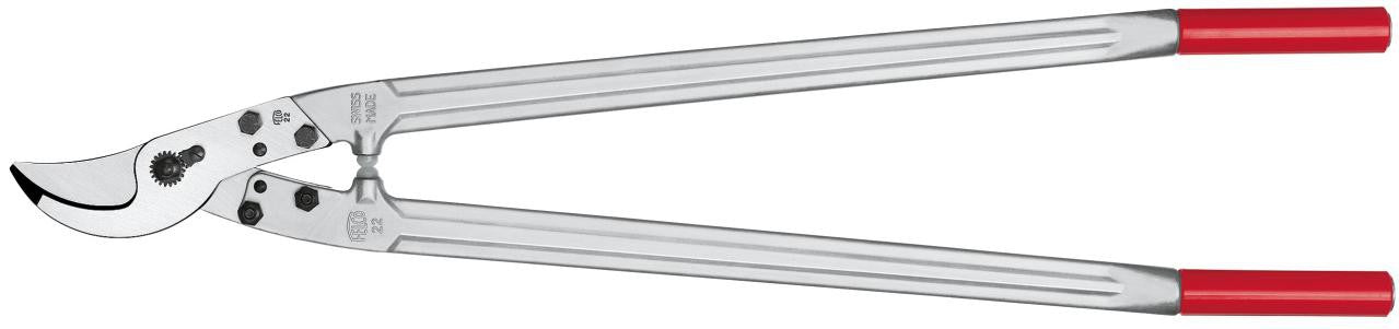 Felco 22 – Zweihandastschere Schnittbreite 45 mm, Amboss, Aluminiumgriff, Rot, 1 Stk.