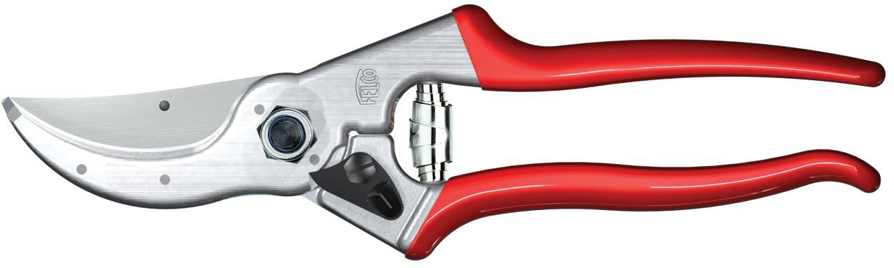 Felco 4 – Gartenschere Schnittbreite 25 mm, Aluminiumgriff, Sicherheitssperre, Rot, 1 Stk.