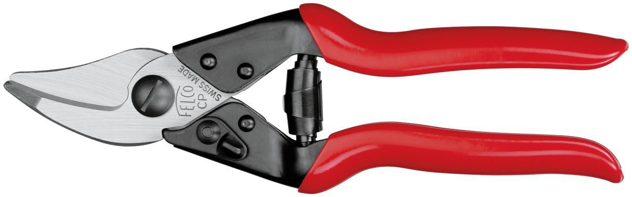 Felco CP – Gartenschere Klingenlänge 205 mm, Edelstahlklinge, Stahlgriff, Rot, 1 Stk.