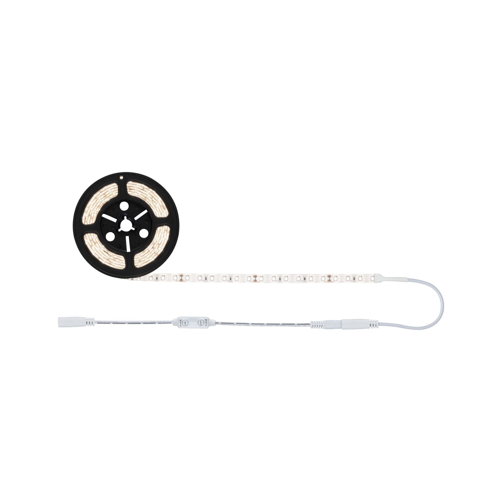 Paulmann LED-Strip – 3 m, 3300 lm, 33 W, 3000 K, dimmbar, weiss, inkl. Netzteil