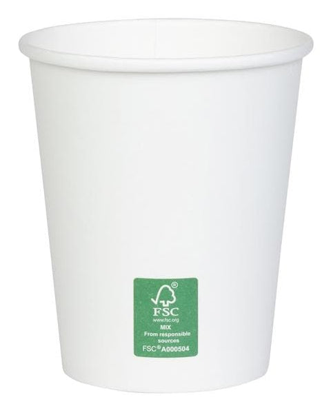 Furber. Furber Papierbecher, 2,7 dl – weiss – FSC – 50 Stk.