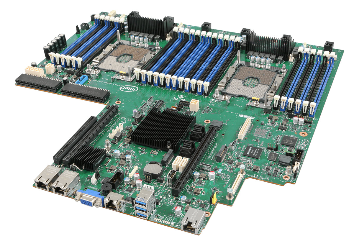 Intel S2600WFTR – Mainboard – LGA 3647, Intel C624, Custom 16.7" × 17", DDR4, 24 DIMM