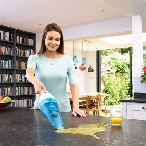 Black & Decker BLACK+DECKER Handstaubsauger WDC115WA – 1500 mAh, 0,4 l, Akkubetrieb, 1 Stufe
