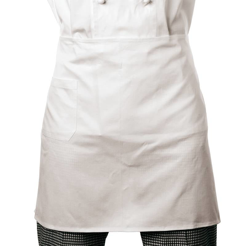 Paderno Schürze – Küche – Baumwolle/Polyester, 70×40 cm, Weiss