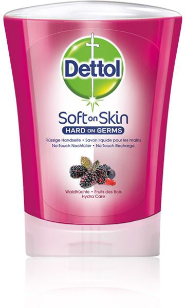 Dettol Flüssige Handseife – Gardenberries-Duft – Nachfüllbeutel – 250 ml