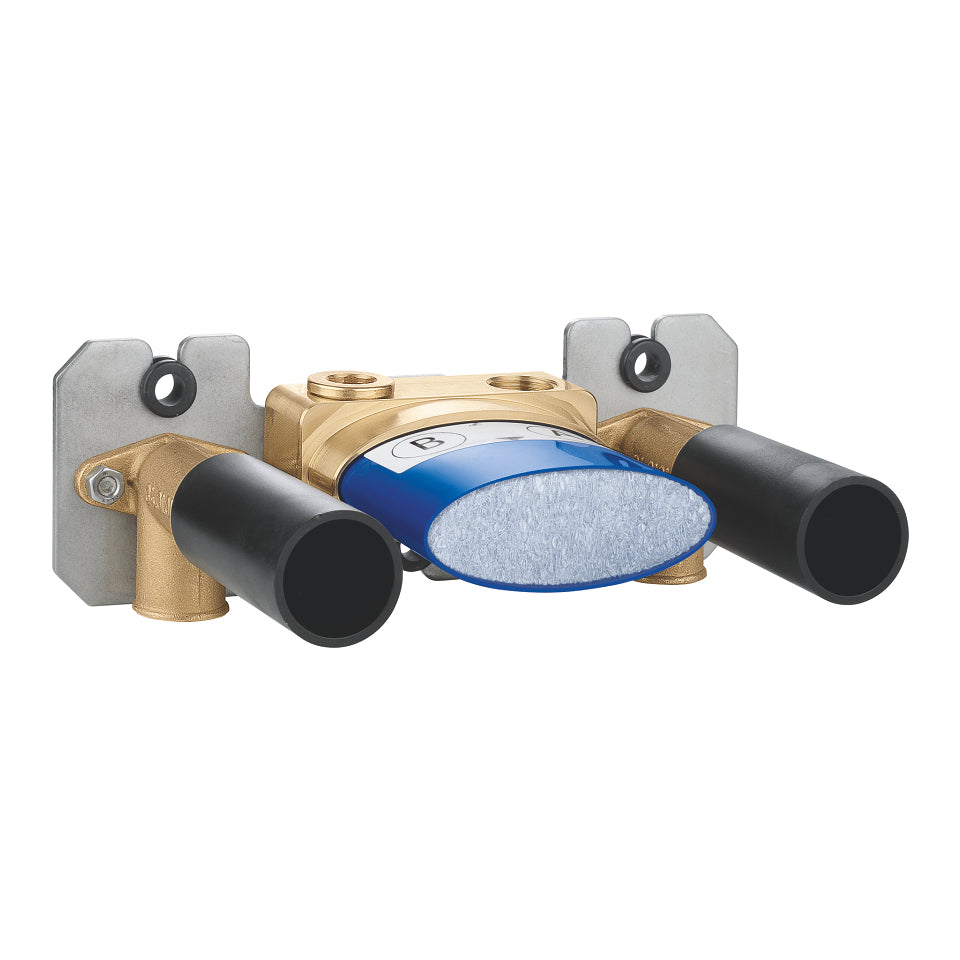 GROHE Unterputz-Einbaukörper – 1/2" Gewinde, 215 × 75 mm, Kunststoff, für Thermostat (Auf-/Unterputz)