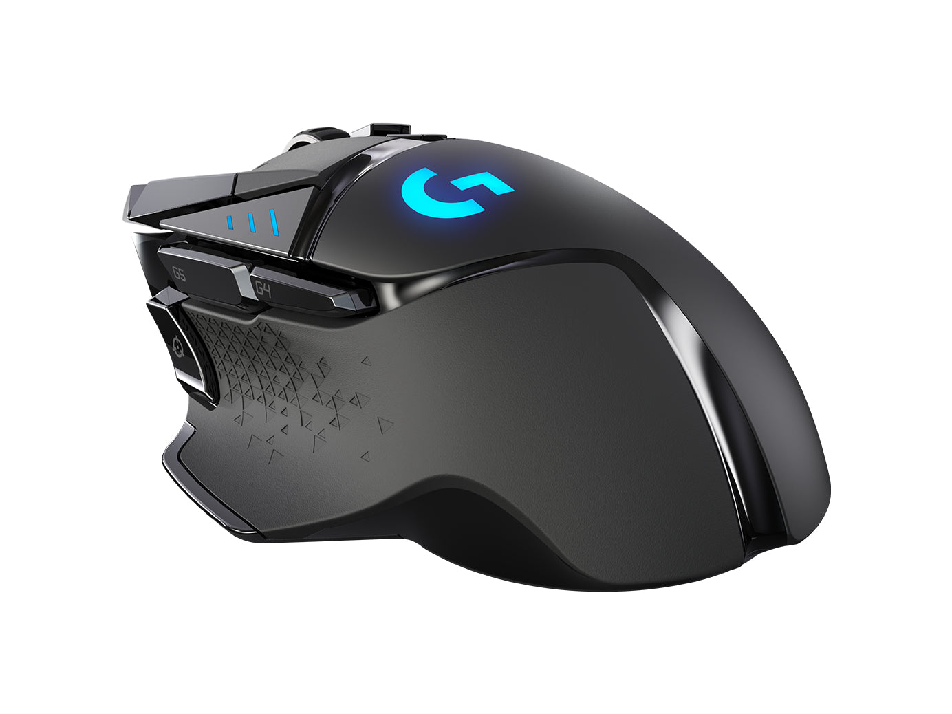 Logitech G G502 LIGHTSPEED – Gaming-Maus – Kabellos (2,4 GHz), 25600 DPI, Rechts, Schwarz