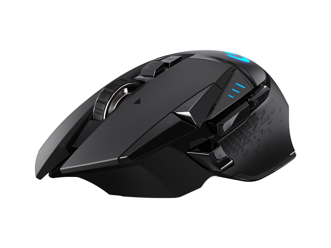 Logitech G G502 LIGHTSPEED – Gaming-Maus – Kabellos (2,4 GHz), 25600 DPI, Rechts, Schwarz
