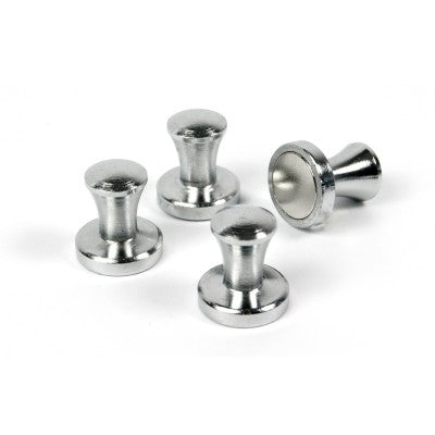 Trendform Tafelmagnete – Ø 14 mm – 4 Stk. – silber