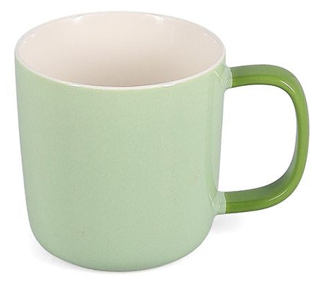 ONA Kaffeebecher Mae – 370 ml, Ø 9 cm, H 9 cm, Porzellan, Hellgrün, spülmaschinenfest, mikrowellengeeignet