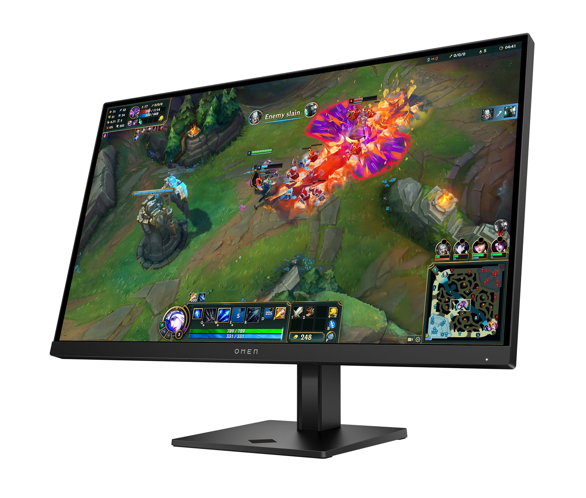 HP OMEN 27 – Monitor, 27", 2560 × 1440 (WQHD), LCD, 180 Hz, Schwarz