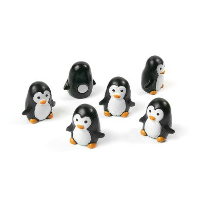Trendform Magnet Pinguin FA4620 – 21 × 20 × 18 mm, Kunstharz, mehrfarbig, 6 Stück