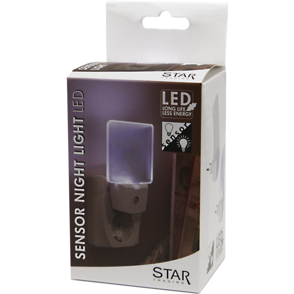 Star Trading Nachtlicht 357-11 – 5 lm, 0,5 W, Dämmerungssensor, IP20 – Weiss