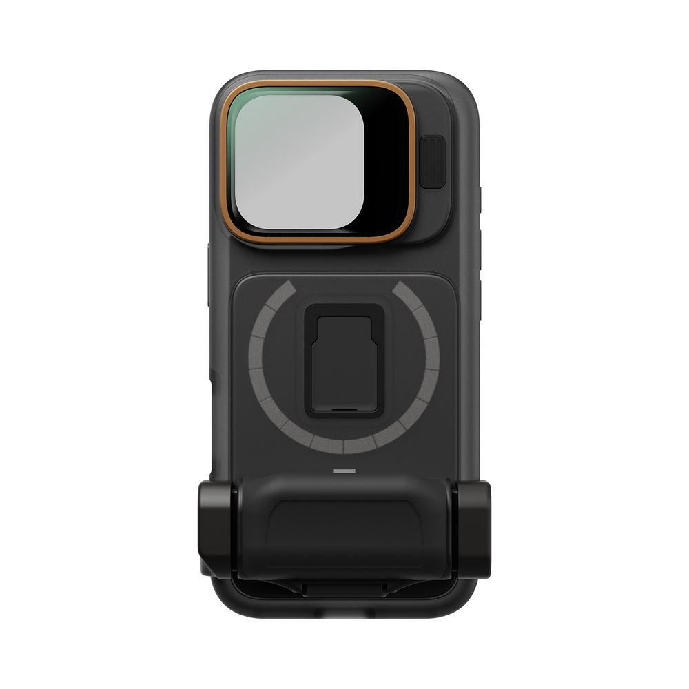 PolarPro BaseCase IP16 MAX MagSafe – für iPhone 16 Pro Max, Schwarz, Nylon/PU, mit Trageschlaufe