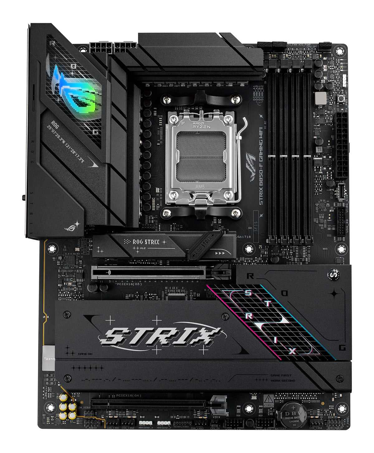 ASUS ROG STRIX B850-F GAMING WIFI – Mainboard – Sockel AM5, AMD B850, ATX, DDR5