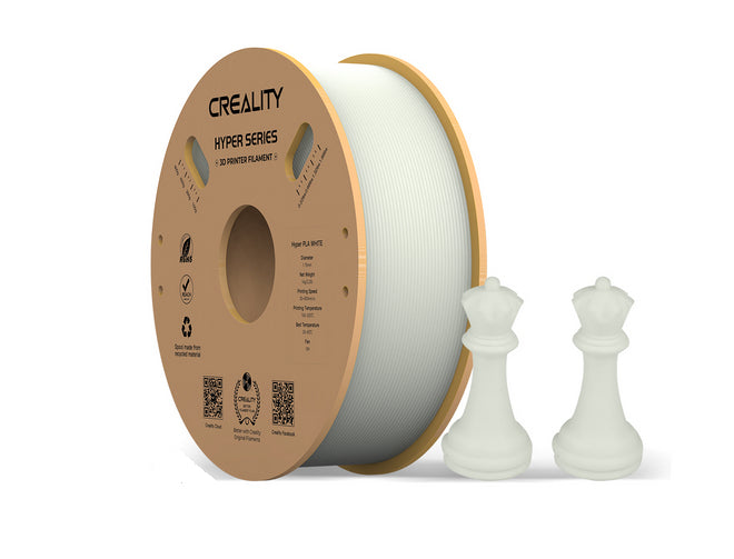 Creality 3D-Drucker-Filament Hyper PLA 1,75 mm Weiss, 1 kg – für Creality 3D, FDM-3D-Drucker