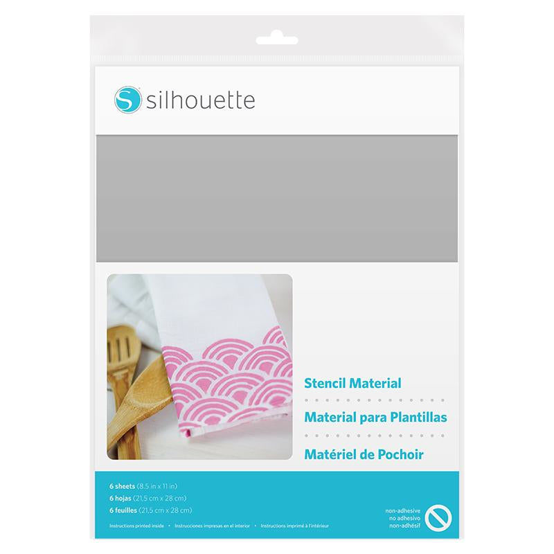 Silhouette Selbstklebende Schablonenfolie – transparent – 30 × 60 cm – für Schneideplotter