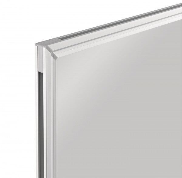 Magnetoplan Whiteboard – 120 × 90 cm, lackierter Stahl, magnetisch, Aluminiumrahmen, Wandmontage