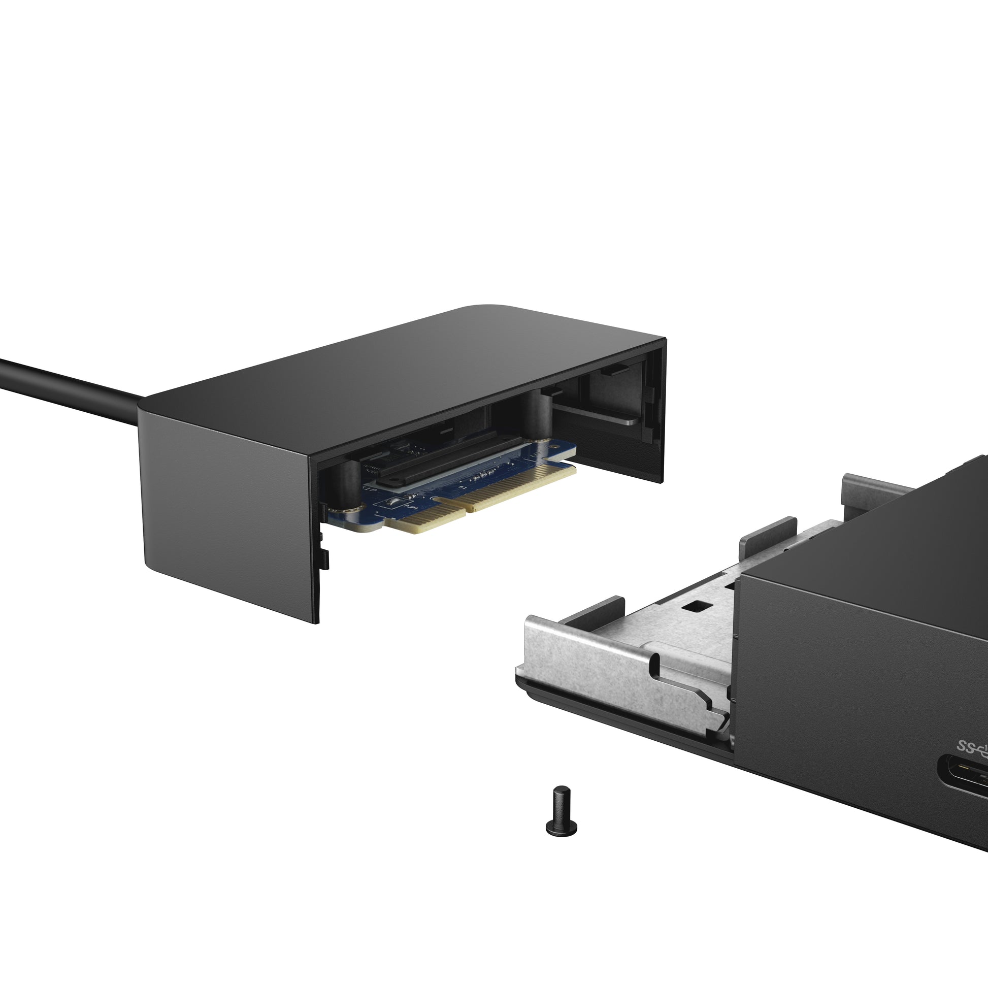 Dell WD19 Dockingstation – USB-C, 2× DP, 1× HDMI, 3× USB-A, 2× USB-C, 130 W PD, GbE, 3,5 mm Audio, für Dell