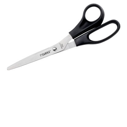 Dahle Schere 21,0 cm, für Rechtshänder – Stahl, genietet, ergonomischer Griff, schwarz