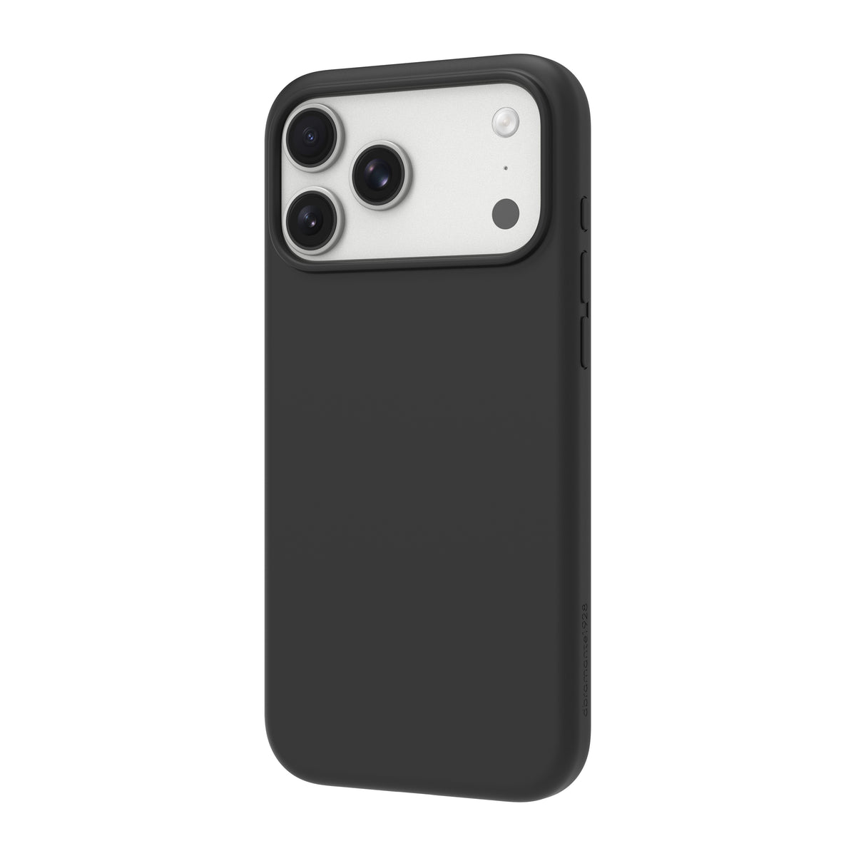 dbramante1928 Monaco MS Backcover – für Apple iPhone 18 Pro Max / 17 Pro Max, recyceltes Silikon, Nacht Schwarz