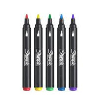 Sharpie Acrylmarker Creative – Rundspitze 2,5 mm – Sortiert – 5er-Set – Für dunkle Oberflächen geeignet
