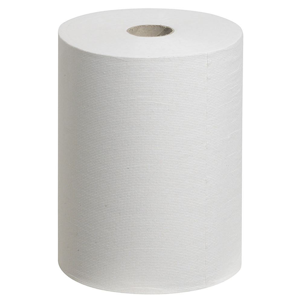 SCOTT Handtuchrolle – 1-lagig, Weiss – 60 mm × 165 m – für Slimroll Spender – Pack 6 Rollen – EU Ecolabel