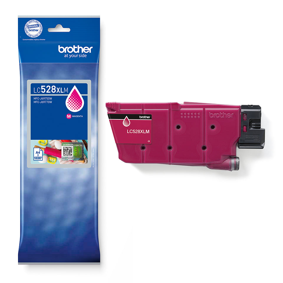 Brother LC528XLM Magenta Tintenpatrone (Original) – 10'000 Seiten – für MFC-J6975DW/MFC-J6977DW