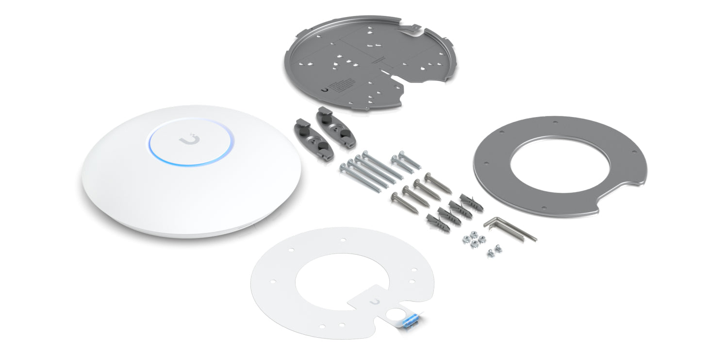 Ubiquiti UniFi U7 Pro Max Access Point – Wi-Fi 7, Tri-Band (2,4/5/6 GHz), bis 15,1 Gbit/s, 2,5GbE, PoE+, Wandmontage